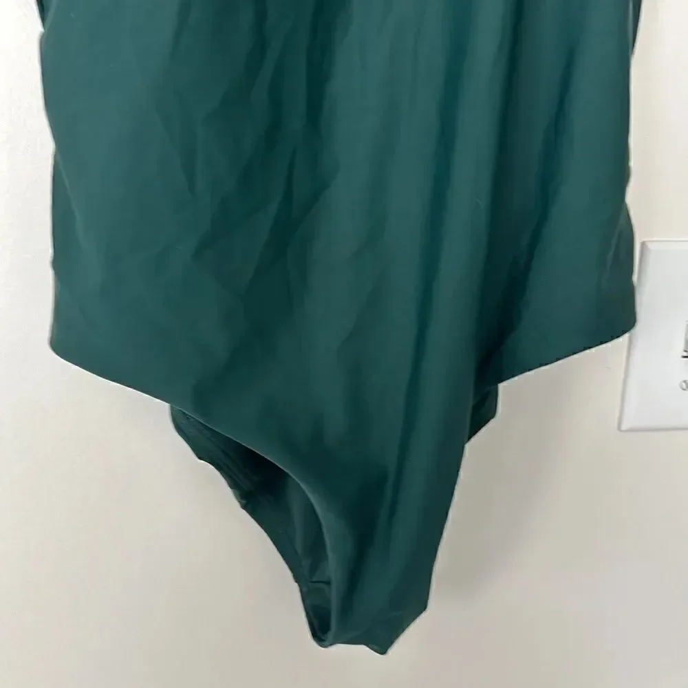 Raisins Curve Green One Pc Swimsuit 16W